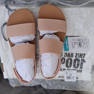 REEF WATER VISTA Sandals Womens Size 10 Cameo Rose CJ5912